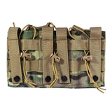 MUCTAC Kangaroo Triple Mag Pouch MOLLE 5.56 & 9mm 1000D Nylon Black