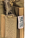 MUCTAC Kangaroo Triple Mag Pouch MOLLE 5.56 & 9mm 1000D Nylon Black