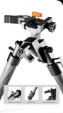 Linkogear HB-C01L Carbon Fiber Tac Bipod – QD Picatinny – Rubber & Spike Feet