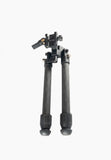 Linkogear HB-C01L Carbon Fiber Tac Bipod – QD Picatinny – Rubber & Spike Feet