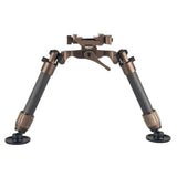 Linkogear HB-C05M Carbon Fiber Bipod Arca Swiss & Picatinny 7–10.1" - Brown
