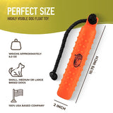 HuntEmUp Hunting Dog Essentials Training Kit - Large White Canvas Bumper 6pc + Mesh Bumper Bag + Whistle & Lanyard + Training Chain