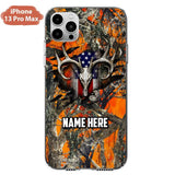 Custom Personalized The Best Premium Skull Deer Hunting Multicolor Phone Case - Gift Idea For Hunting Lover - Case For iPhone And Samsung