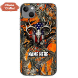 Custom Personalized The Best Premium Skull Deer Hunting Multicolor Phone Case - Gift Idea For Hunting Lover - Case For iPhone And Samsung