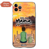 Custom Personalized Fishing Mom Phone Case - Mother's Day Gift Idea For Fishing Lovers - Reel Cool Mama - Case for iPhone/Samsung