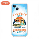 Custom Personalized Fishing Couple Phone Case - Gift Idea For Couple/ Gift To Him/ Her/ Fishing Lover  - Case For iPhone/Samsung