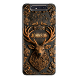 Custom Personalized Deer Hunting 3D Printed Effect Phone Case - Gift Idea For Hunting Lover - Case For iPhone/ Samsung