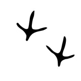 Turkey Tracks Decal - 7001
