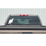 Tom Turkey w/Beard Hunting Decal - Turkey Tom w/Beard Hunting Sticker - 7011