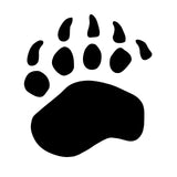 Bear Paw Decal – Vinyl Bear Track Hunting Sticker for Trucks – 7015