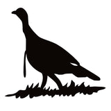 Turkey with Beard in Field Hunting Decal - Turkey w/Beard Hunting Sticker - 7018
