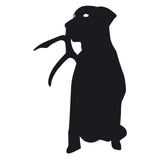 Antler Dog with Shed in Mouth Hunting Decal – Antler Dog with Shed in Mouth Hunting Sticker – 7027