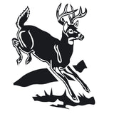 Whitetail Deer Decal – Jumping Deer Hunting Vinyl Sticker 7031