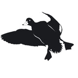 Flying Duck Cupped and Feet Down Hunting Decal - Duck Flying Cupped and Feet Down Hunting Sticker - 7041