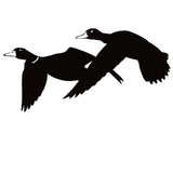 Two Ducks in Flight Hunt Decal -Two Ducks in Flight Hunt Sticker - 7078