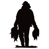 Waterfowl Hunter Carry Handful of Birds Decal – Duck Hunter Carrying Waterfowl Sticker – 7098