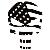 SKULL FLAG USA Punisher Decal – SKULL FLAG PUNISHER USA Sticker – 7112