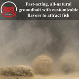 HungryFish GroundBait Mix - (Banana) 15.5oz
