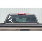 Two Pheasants Flying Window Decal - Stylish Pheasants Flying Window Sticker - 7190