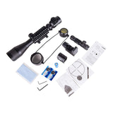 Pinty Nova 3-in-1 4-12x50 SFP Rifle Scope Combo, Green Laser