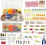 Hungryfish  Complete Fishing Lures Kit with Tackle Box - 320 Packs