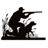 Hunter with Dog Window Decal- Hunter with Dog Window Sticker – 7216