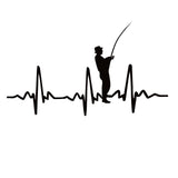 Fishing Love Lifeline Decal - Fishing Love Lifeline Sticker - 7255