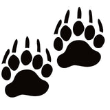 Bear Tracks Decal - Durable Bear Tracks Hunting Sticker - 7277