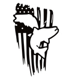FISHING USA FLAG Fishing Decal - Premium Quality Fishing USA Flag Sticker - 7419