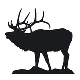 Bull Elk Bugle Decal – Elk Calling Vinyl Hunting Sticker – 7425