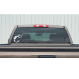 Fish and Hook Fishing Window Decal -  Fish and Hook Fishing Window Sticker - 7472