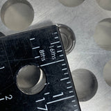 LEM Grinder Plate 12mm #12 (1/2") 2-3/4" Plate Diameter Stainless Steel 476SS