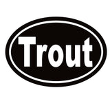 Trout Fishing Window Decal -  Trout Fishing Window Sticker - 7525