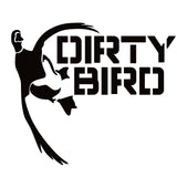 Dirty Bird Duck Window Decal Sticker - 7566