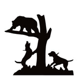 Bear Hunting Dog Decal – Treeing Dogs Vinyl Bear Sticker – 7584