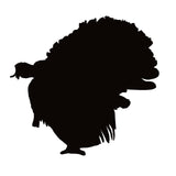 Turkey TOM GOBBLE Decal - Turkey TOM GOBBLE Waterfowl Hunting Sticker - 7621