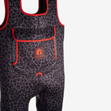 Retro Waders | Womens - Shadow Leopard/Red