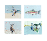Southern Raised Mallard Fish Deer Turkey Fine Art Print