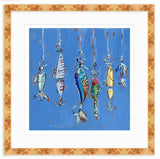 Hooked On You Fish Lures Fine Art Print