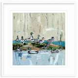 Mound Party Ducks Fine Art Print