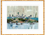 Mound Party Ducks Fine Art Print