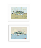 Gone Fishing Bass Fish Fine Art Print
