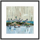 Mound Party Ducks Fine Art Print