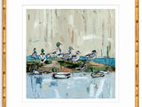 Mound Party Ducks Fine Art Print