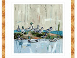 Mound Party Ducks Fine Art Print