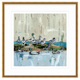 Mound Party Ducks Fine Art Print