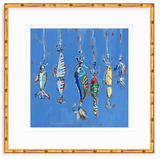 Hooked On You Fish Lures Fine Art Print