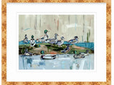 Mound Party Ducks Fine Art Print