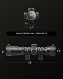 Pinty Nova 1.5-4.5x32 SFP Rifle Scope