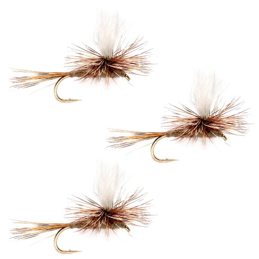 3 Pack Adams Parachute Classic Dry Fly - Hook Size 12 3 Pack Adams Parachute Classic Dry Fly - Hook Size 12